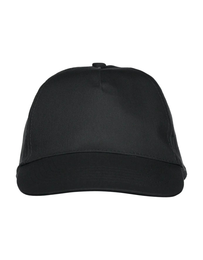 clique czapka Texas 5-panelowa z twillu – black
