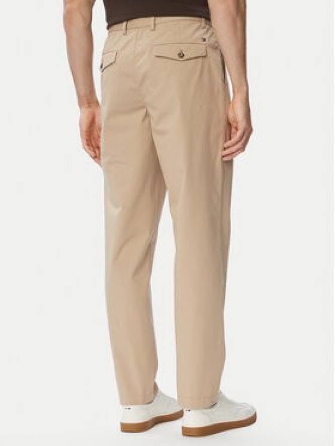 Tommy Hilfiger Spodnie materiałowe Harlem MW0MW43158 Beżowy Straight Fit