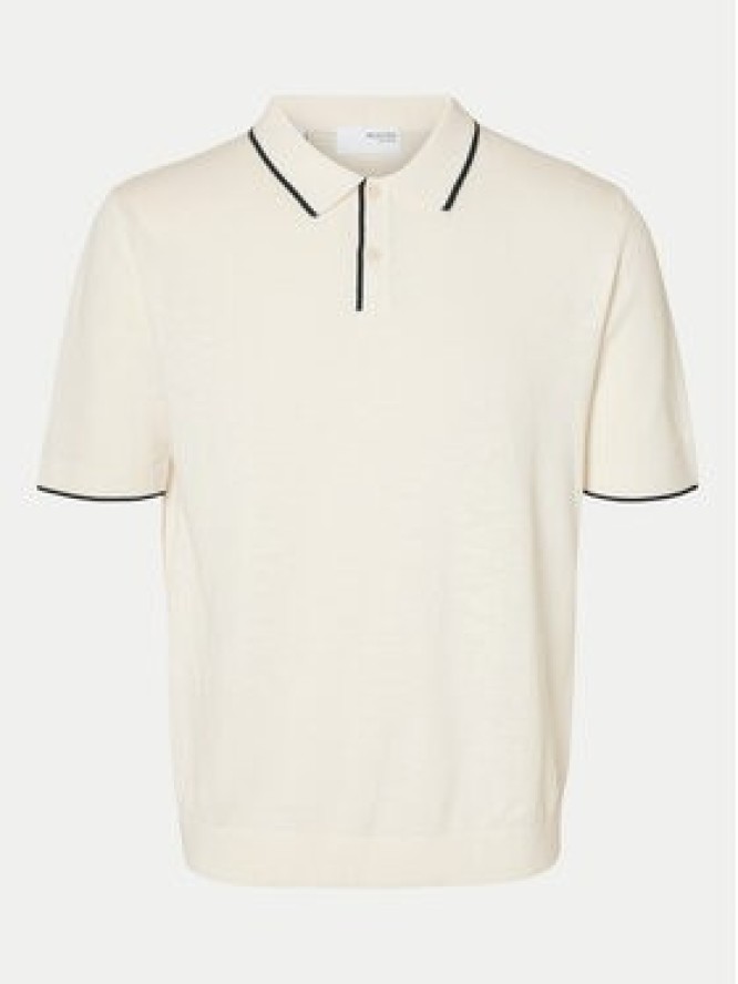 Selected Homme Sweter 16096391 Beżowy Regular Fit