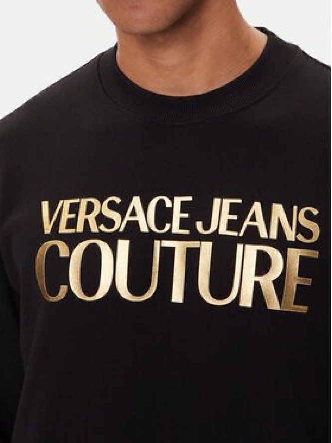 Versace Jeans Couture Bluza 79GAIT05 Czarny Regular Fit