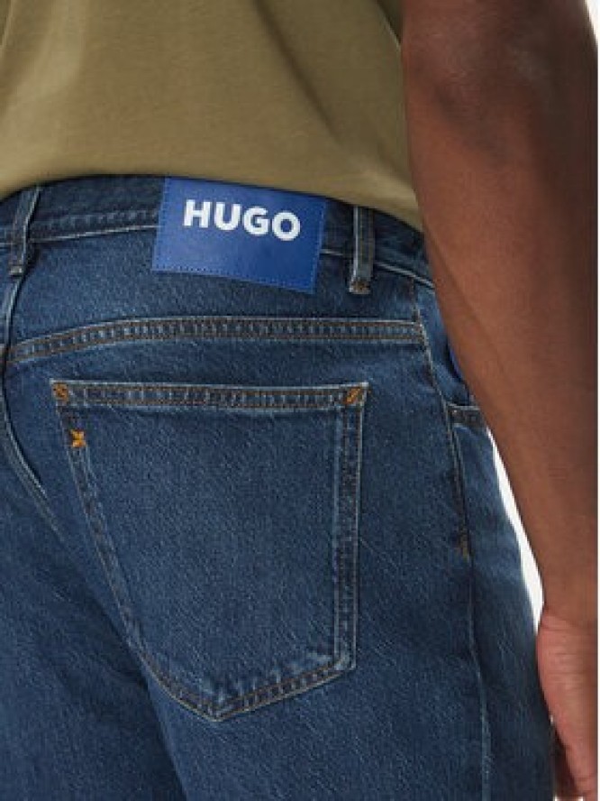 HUGO Jeansy Ash 50541583 Granatowy Regular Fit
