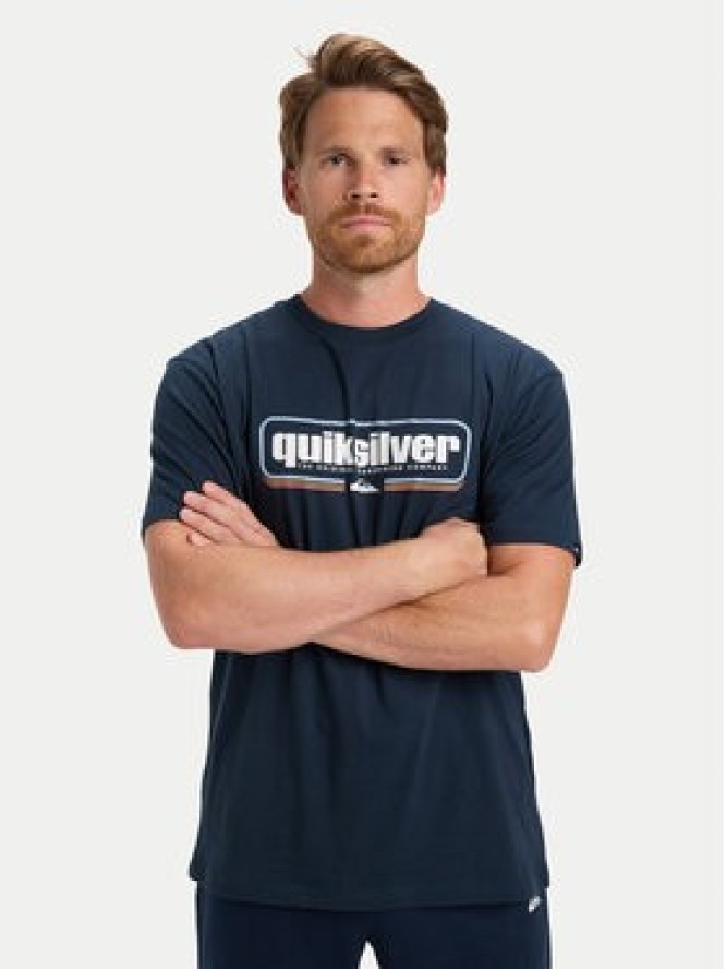 Quiksilver T-Shirt EQYZT08179 Granatowy Regular Fit