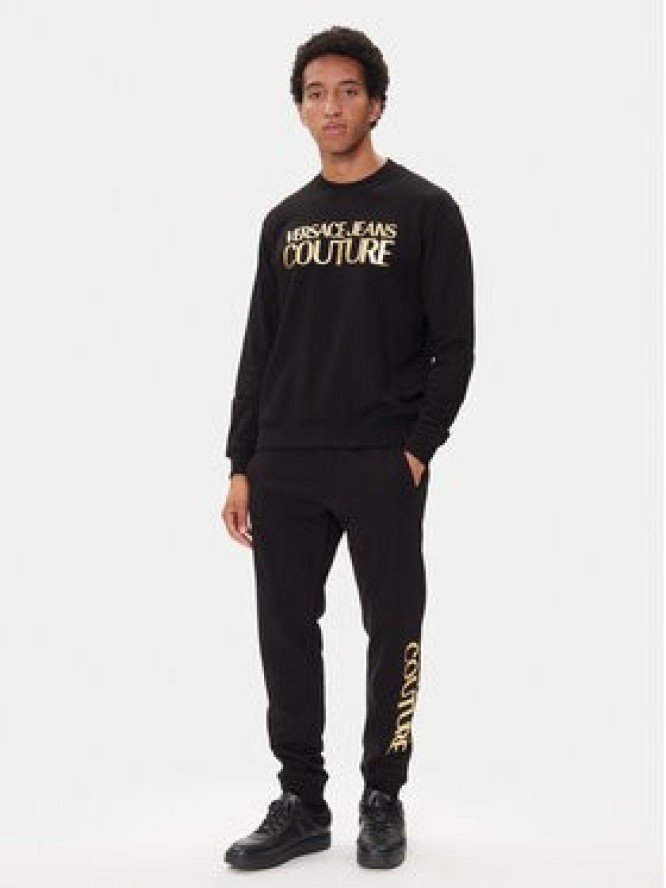 Versace Jeans Couture Bluza 79GAIT05 Czarny Regular Fit