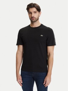 Lacoste T-Shirt TH0888 Czarny Regular Fit