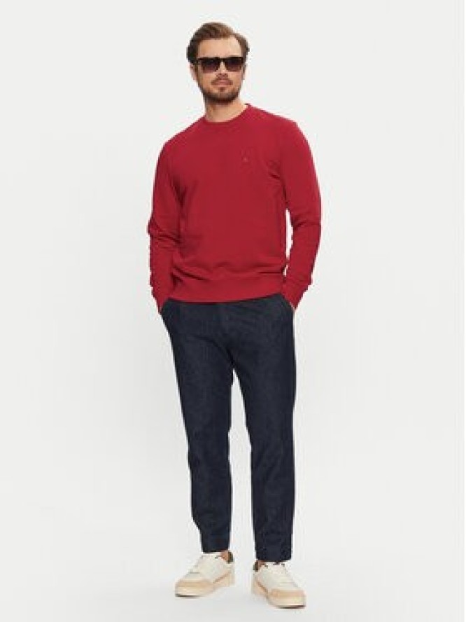 Tommy Hilfiger Bluza Essential MW0MW37237 Czerwony Regular Fit