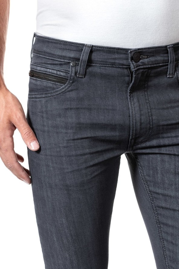 JEANSY MĘSKIE LEE FESTIVAL LUKE BLUE ASH L73IYBPO 112120657