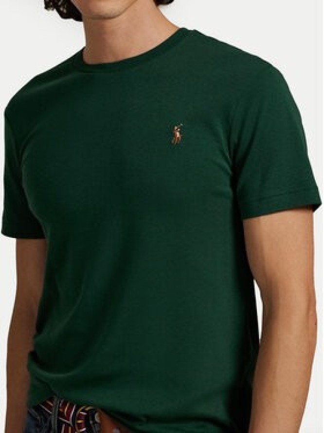 Polo Ralph Lauren T-Shirt 710740727099 Zielony Custom Slim Fit