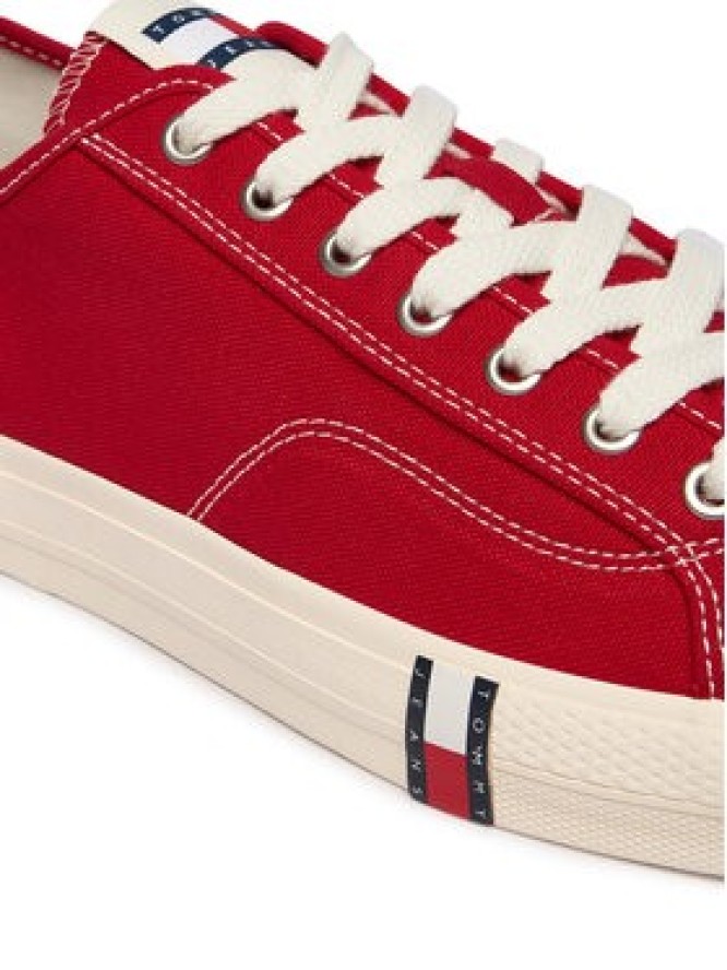 Tommy Jeans Tenisówki Archive Vulc Y2K EM0EM01674 Czerwony