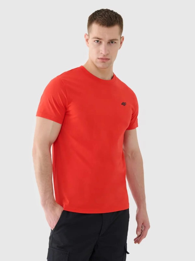 T-SHIRT MĘSKI 4F KOSZULKA BAWEŁNIANA SPORTOWA TTSHM2256