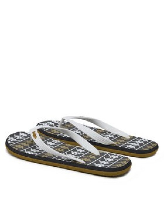 Kappa Japonki 371D2UW White - Black - Green Military Kolorowy