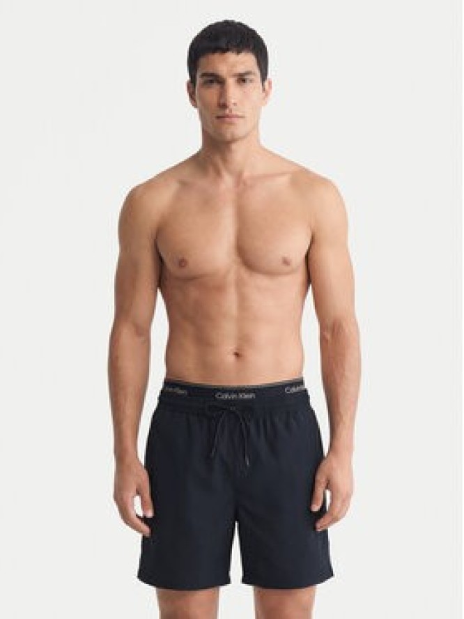 Calvin Klein Swimwear Szorty kąpielowe LV00N61023 Czarny