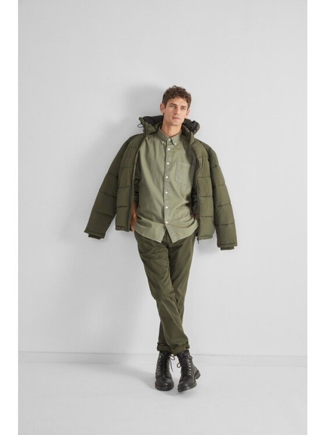 Selected Homme Kurtka zimowa 16089957 Zielony Regular Fit