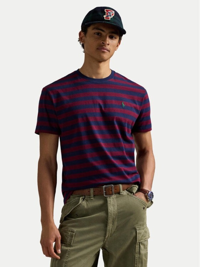 Polo Ralph Lauren T-Shirt 710803479032 Czerwony Custom Slim Fit