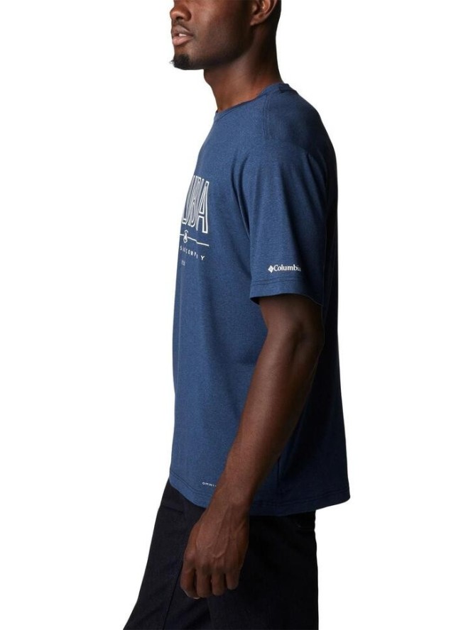 Koszulka sportowa męska Columbia Tech Trail Front Graphic SS z krótkim rękawem