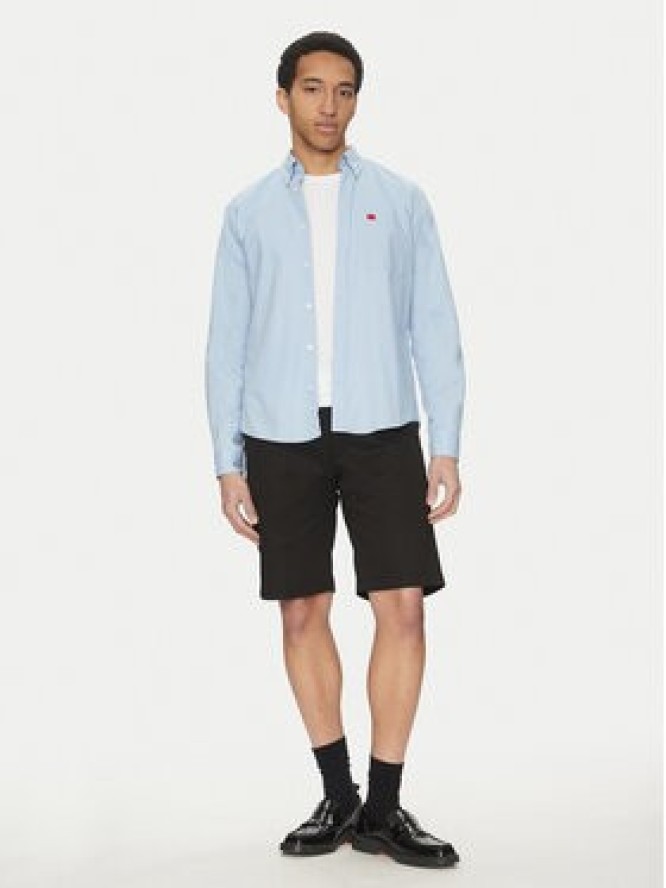 HUGO Koszula Evito 50479302 Błękitny Slim Fit