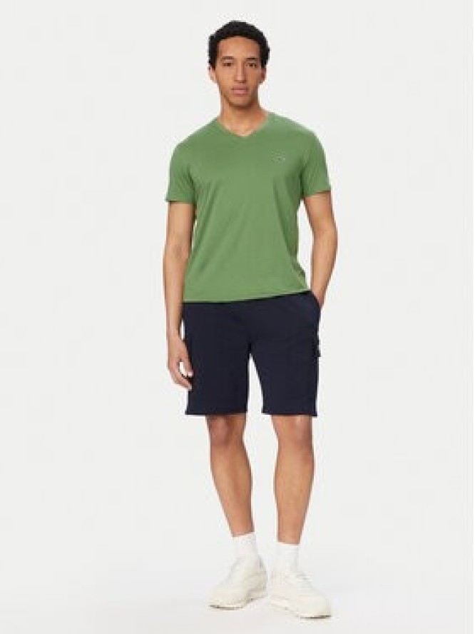 Lacoste T-Shirt TH6710 Zielony Regular Fit