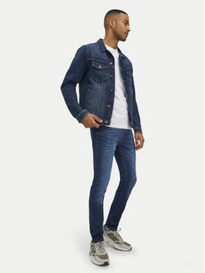 Jack & Jones Jeansy Liam 12110056 Granatowy Skinny Fit