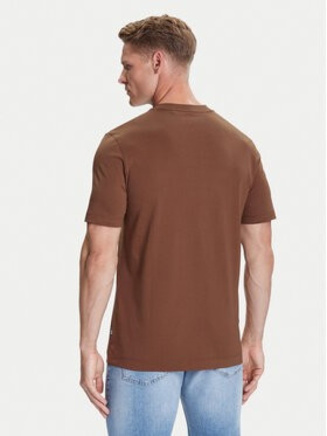 BOSS T-Shirt Thompson 01 50468347 Brązowy Regular Fit