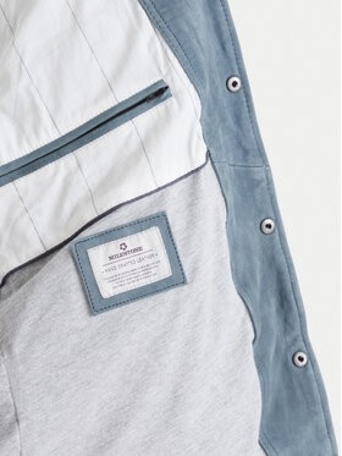 Milestone Kurtka skórzana Valerio 612205 60790 Niebieski Regular Fit
