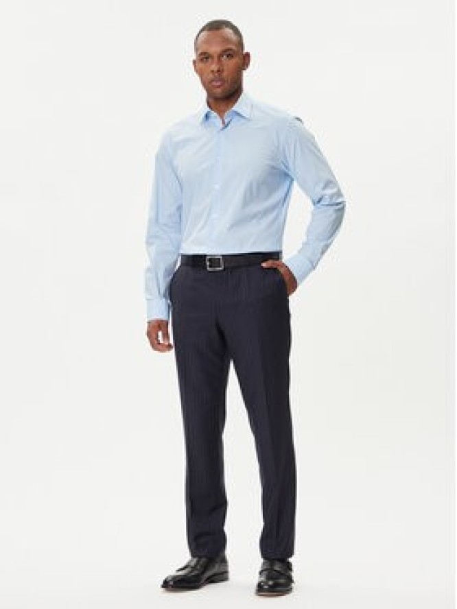 BOSS Koszula H-Joe 50545075 Błękitny Regular Fit