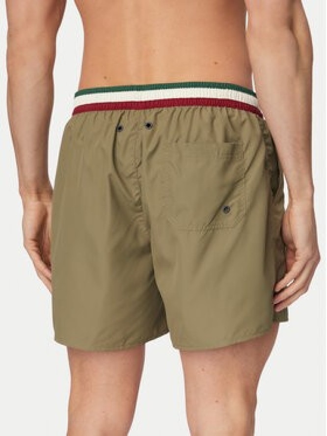 Aeronautica Militare Szorty kąpielowe 261BW0233UCT02967 Zielony Regular Fit