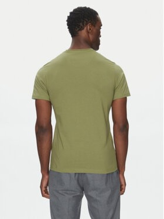 Barbour T-Shirt Essential Sports MTS0331OL39 Zielony Tailored Fit