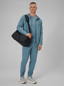 4F Spodnie treningowe szybkoschnące męskie - granatowe XL