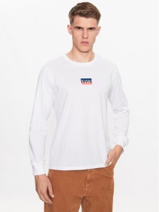 Levi's® Longsleeve Graphic Mini 36015-0158 Biały Regular Fit