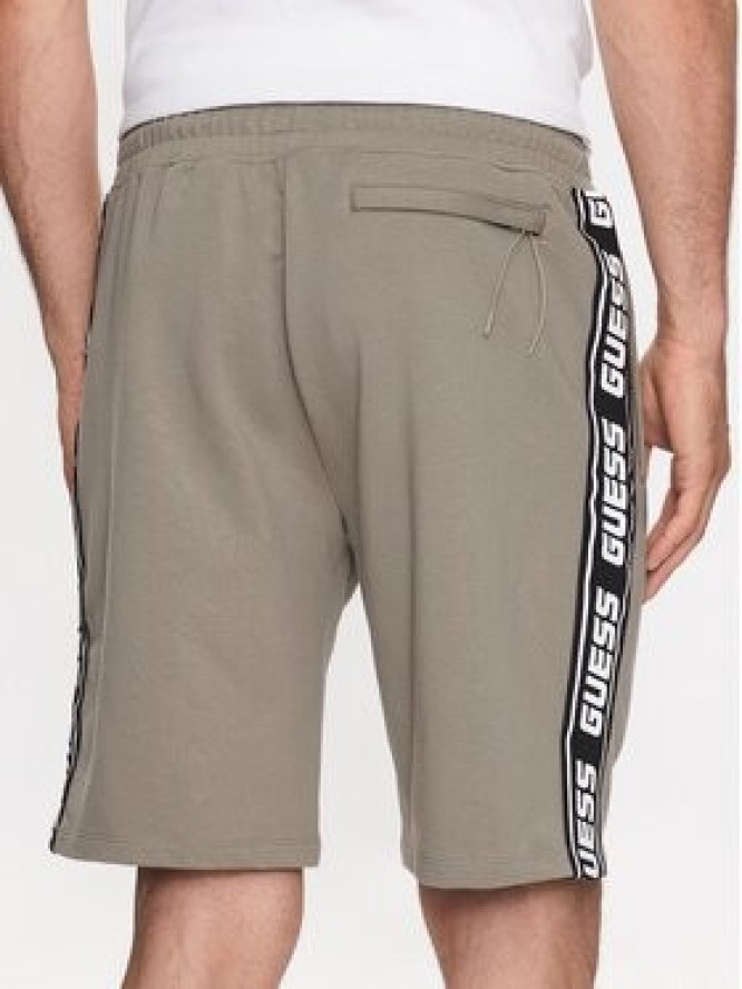 Guess Szorty sportowe Arlo Z2YD02 K6ZS1 Zielony Loose Fit