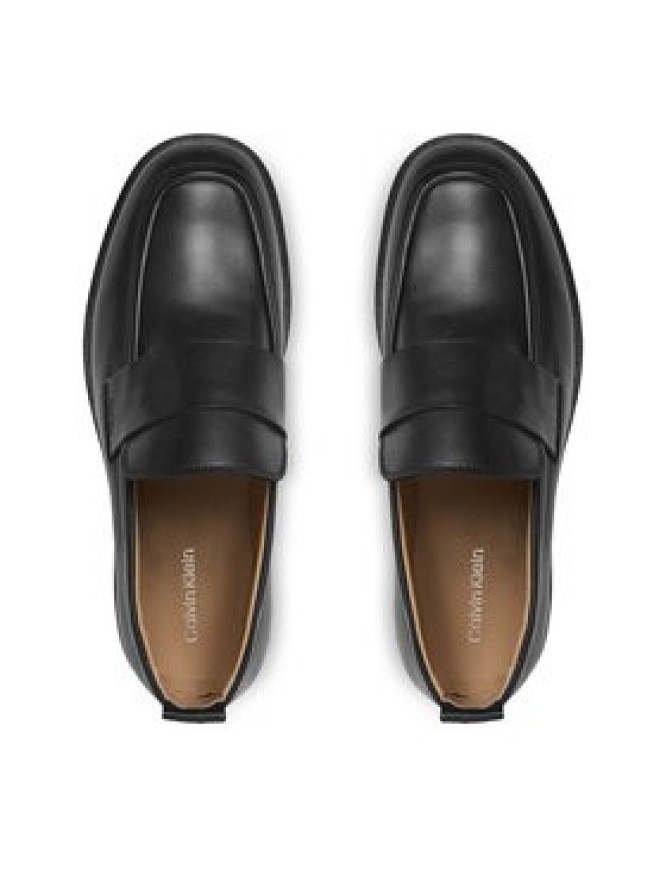 Calvin Klein Półbuty SQ RUBBER LOAFER HM0HM01901 Czarny