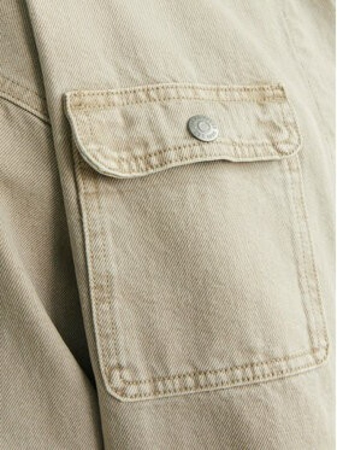 Jack & Jones Kurtka jeansowa Chase 12249029 Beżowy Loose Fit