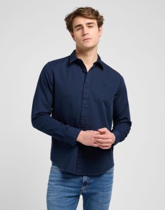 MESKA KOSZULA LEE PATCH SHIRT RIVET NAVY 112370547
