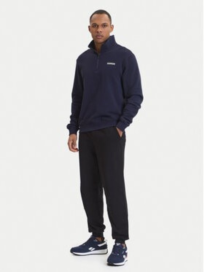 Napapijri Bluza B-Small Box Hz NP0A88TO Granatowy Relaxed Fit