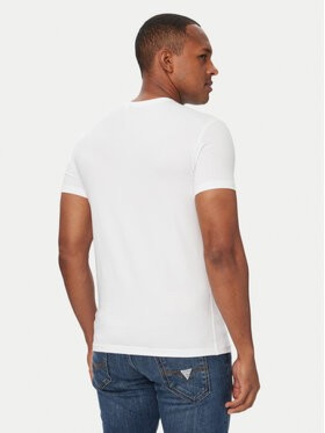 Guess T-Shirt M6YI24 K3728 Biały Extra Slim Fit