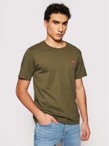 Levi's® T-Shirt Original Housemark 56605-0021 Zielony Standard Fit