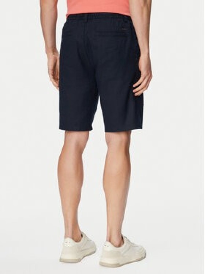 BOSS Szorty materiałowe 50559178 Granatowy Regular Fit