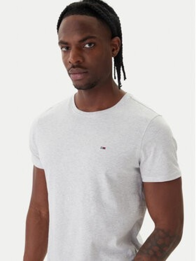 Tommy Jeans T-Shirt DM0DM04411 Szary Regular Fit