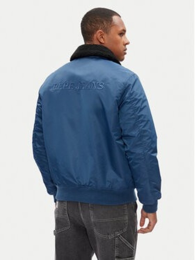 Pepe Jeans Kurtka bomber Melvin PM403060 Niebieski Regular Fit