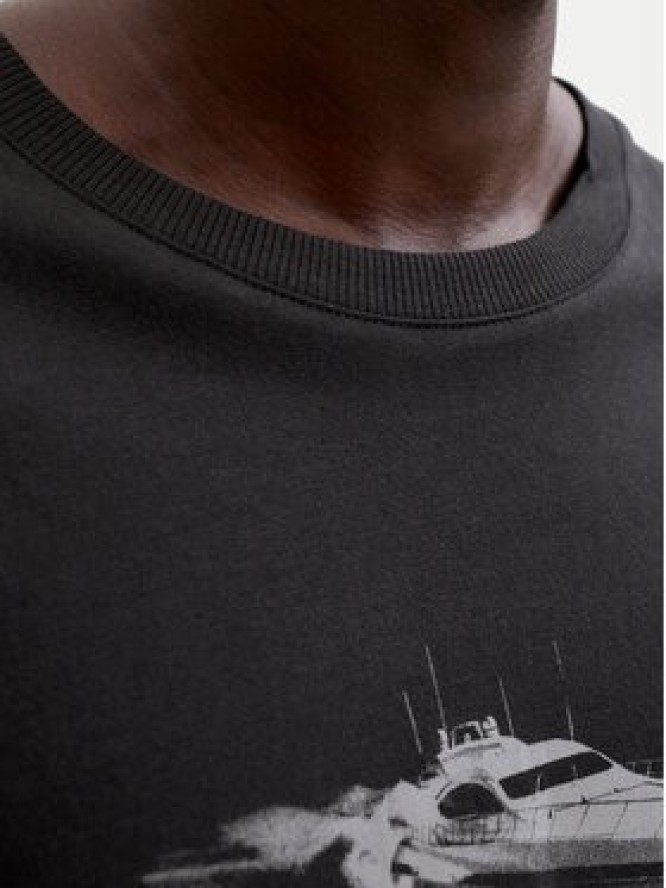 Jack & Jones T-Shirt Eterna 12295526 Czarny Loose Fit