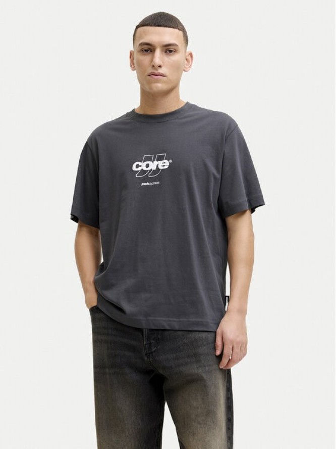 Jack & Jones T-Shirt Club 12289868 Szary Relaxed Fit