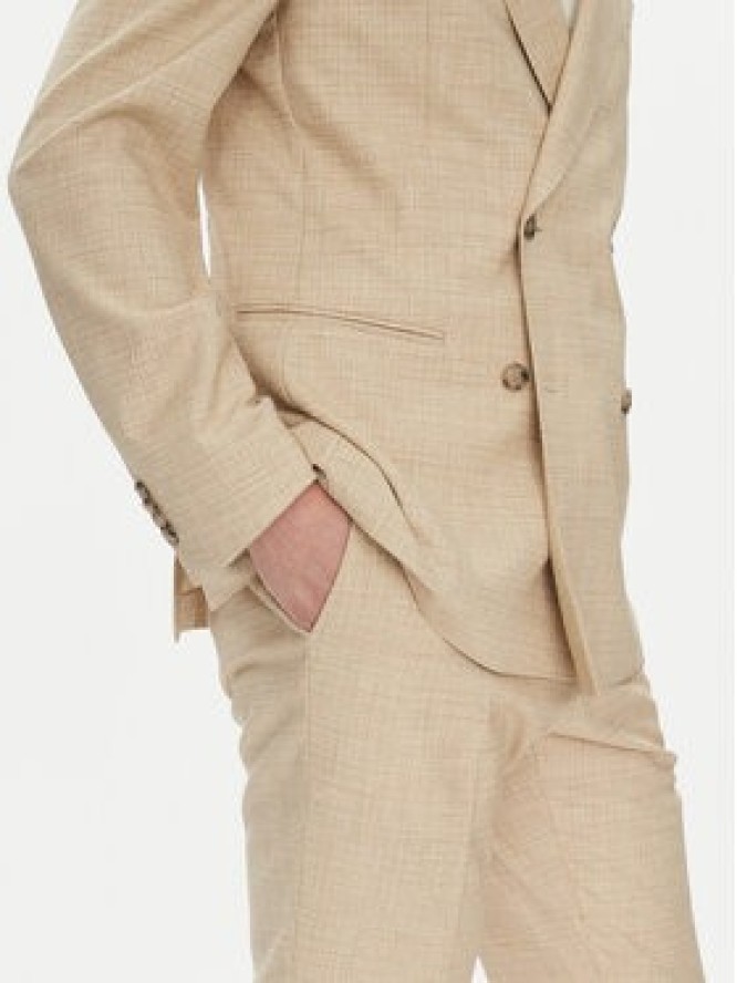 BOSS Garnitur C-Huge-2Pcs-Db-252 50540783 Écru Slim Fit