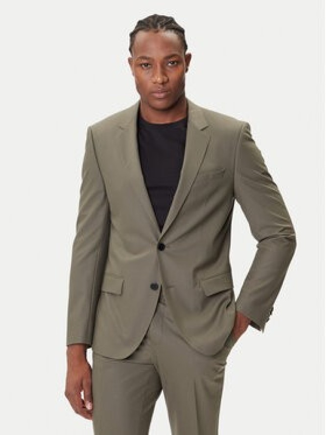 HUGO Garnitur Henry/Getlin232X 50530116 Zielony Slim Fit