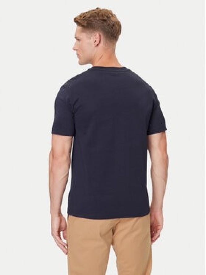 Gant T-Shirt Small Graphic 2003343 Granatowy Regular Fit