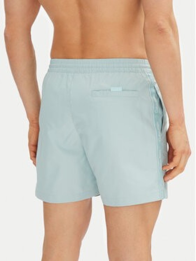 Calvin Klein Swimwear Szorty kąpielowe KM0KM01109 Niebieski Regular Fit