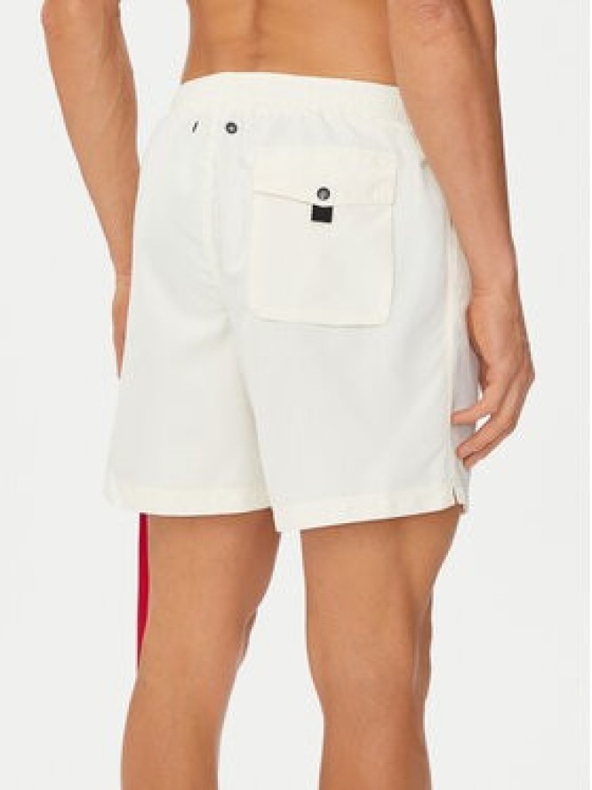 Aeronautica Militare Szorty kąpielowe 241BW219CT2967 Écru Regular Fit