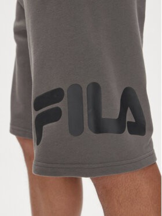 Fila Szorty sportowe Lezinnes FAM0870 Szary Regular Fit