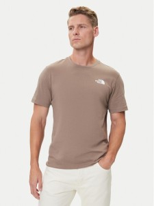 The North Face T-Shirt Redbox NF0A87NP Beżowy Regular Fit