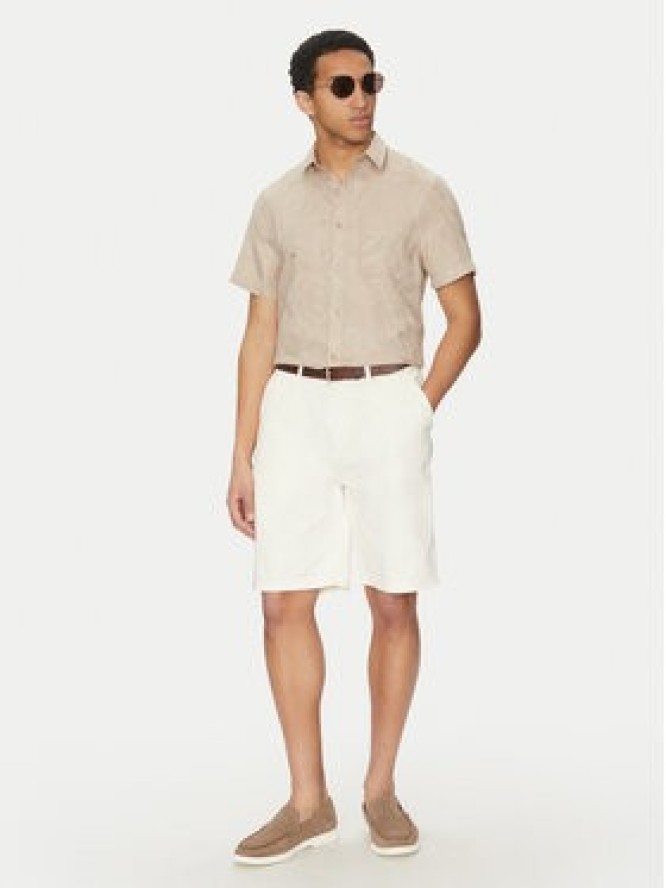 Guess Koszula M5GH26 WH7V2 Beżowy Regular Fit