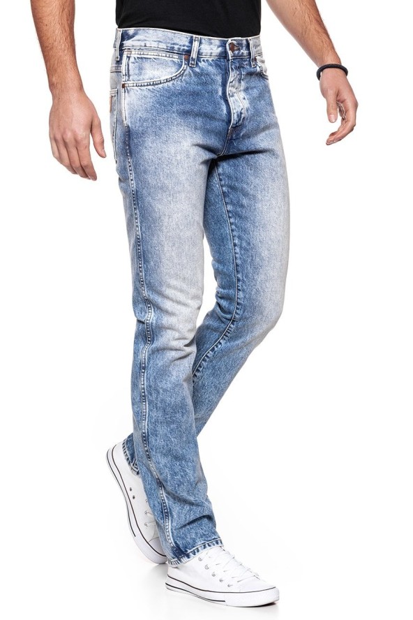 SPODNIE MĘSKIE WRANGLER SPENCER GLASTON BLUE W16AGW13S 112127214