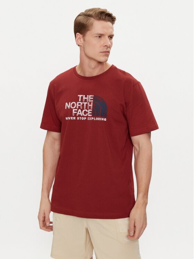The North Face T-Shirt Rust 2 NF0A87NW Czerwony Regular Fit